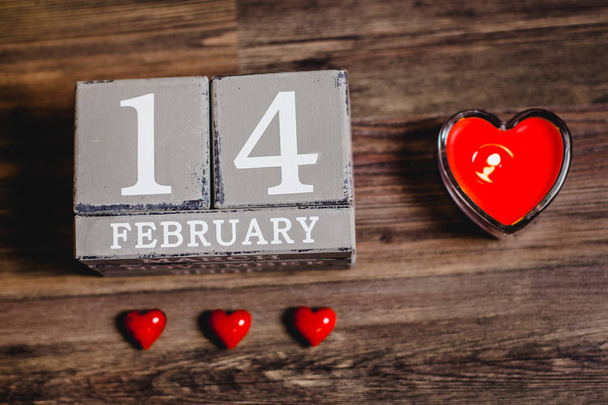 calendar  of valentines day - Photo, Image
