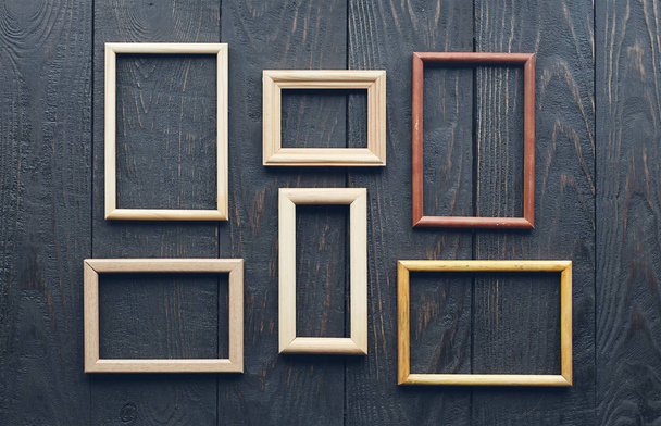 old frames on wall - Photo, image