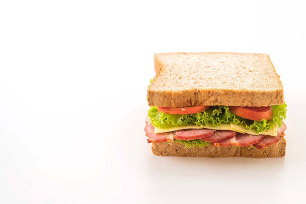sandwich  on white background - 写真・画像