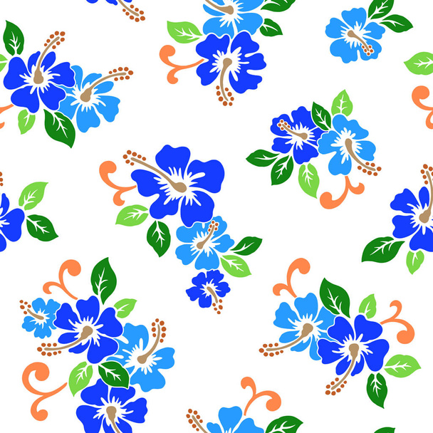 Hibiscus flower illustration - Vektor, obrázek