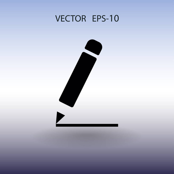 Flat  icon of notes. vector illustration - Vettoriali, immagini
