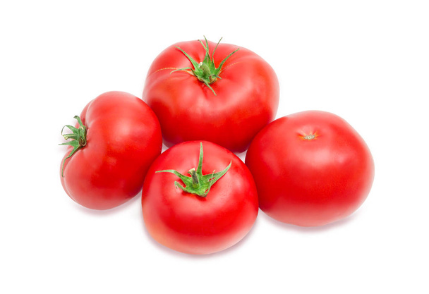 mehrere reife rote Tomaten Nahaufnahme - Foto, Bild