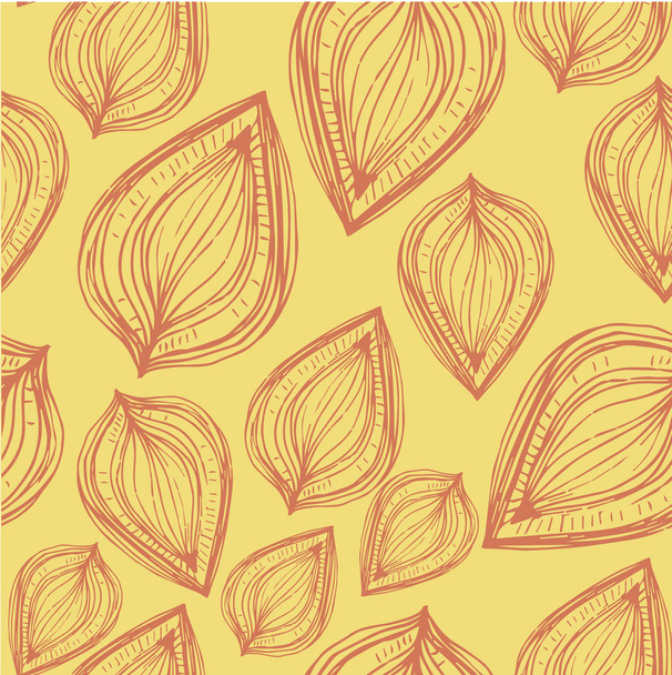 Seamless pattern with colored autumn leaves . EPS 10 vector back - Vector, afbeelding