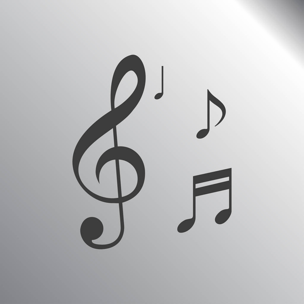 Musical notes  icon - Вектор,изображение