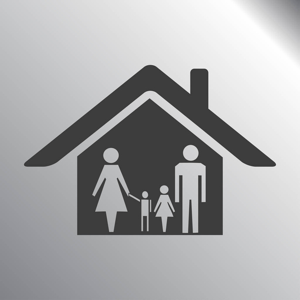 house icon illustration - Vector, Image