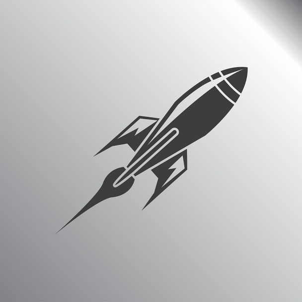 Rocket  icon  illustration - Vector, Image
