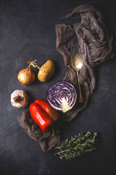 Mix of fresh vegetables - Zdjęcie, obraz