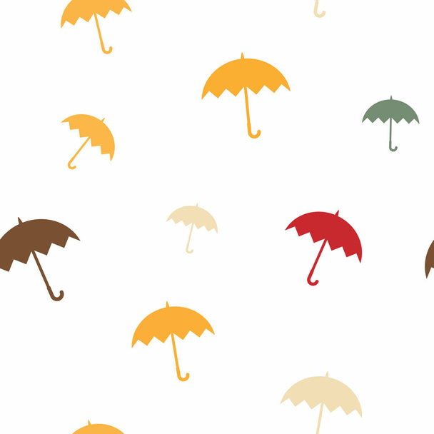 padrão sem costura com guarda-chuvas  - Vetor, Imagem