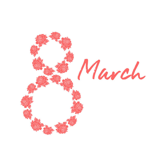 Día de la Mujer 8 Marzo
 - Vector, Imagen