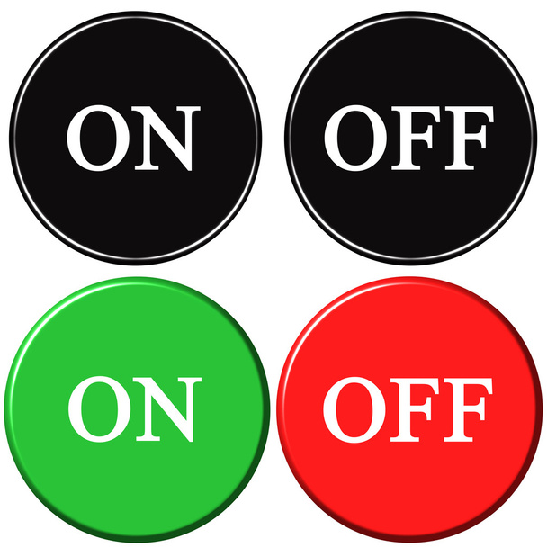 On Off Buttons - Photo, Image