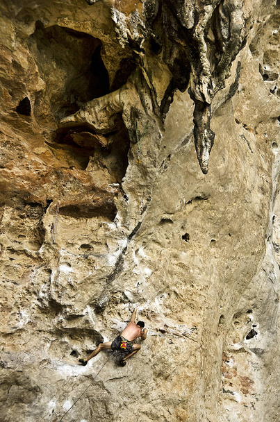 альпініст на стіні, Таїланд - Фото, зображення