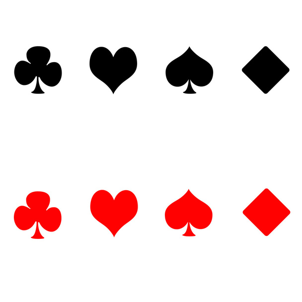 Playing card suits - Photo, Image