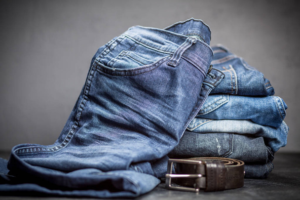 Pile of jeans - Photo, Image