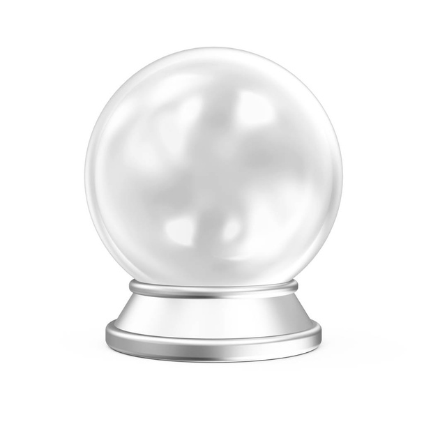 Crystal Ball with Silver Stand  - Fotoğraf, Görsel