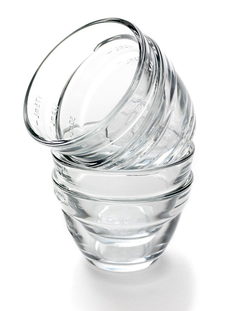 glass bowl stack - Photo, Image