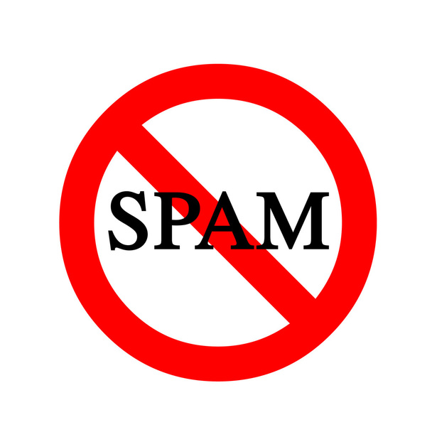 Anti Spam Sign - Foto, Imagen