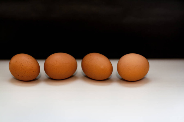 Village chicken eggs - Fotó, kép