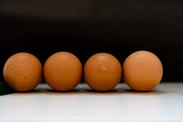 Village chicken eggs - Foto, Imagem