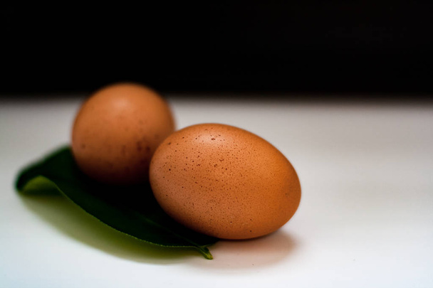 Village chicken eggs - Fotografie, Obrázek