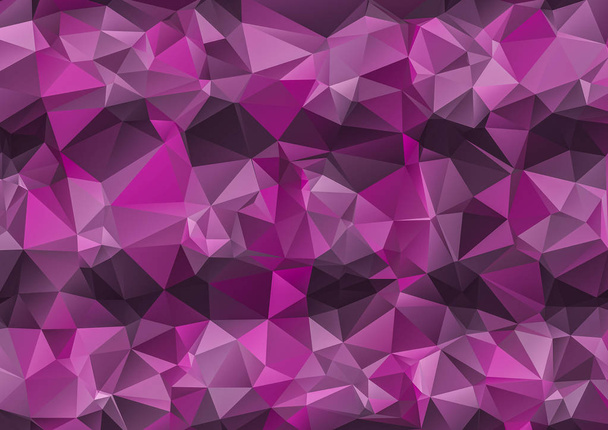 Fondo poligonal abstracto púrpura. Diseño triangular
 - Foto, Imagen