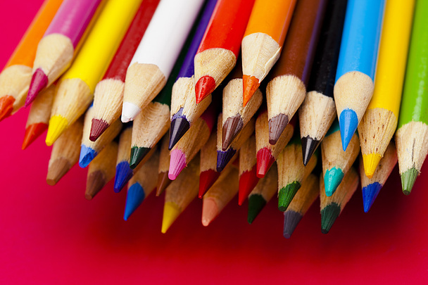 group of crayons - Foto, Imagem