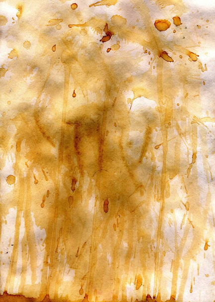Tea Stains on the Paper - Photo, Image