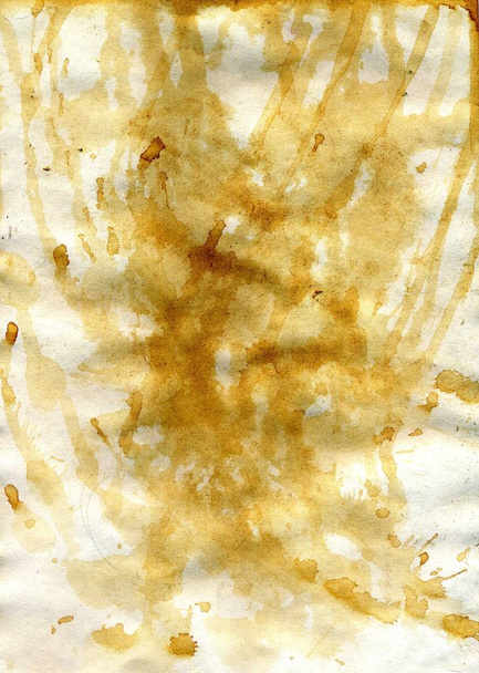 Tea Stains on the Paper - Photo, Image