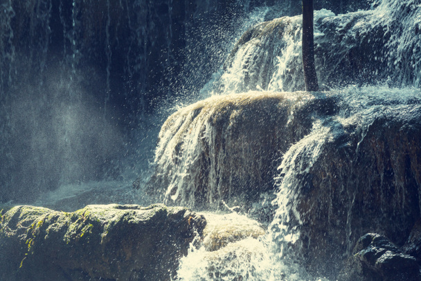 wodospad w dżungli, Meksyk - Zdjęcie, obraz