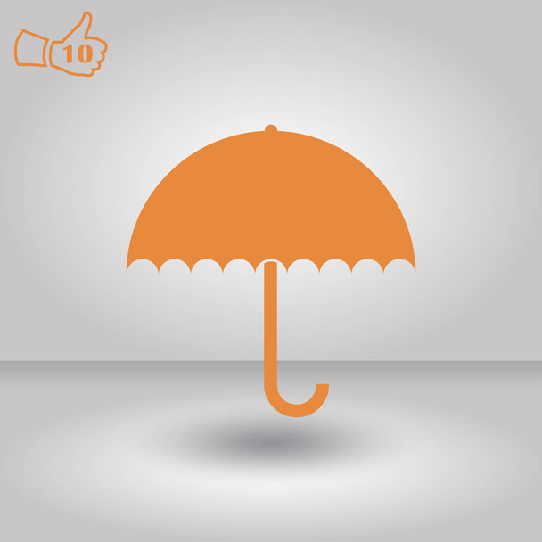Icono de paraguas. Estilo de vector web
. - Vector, imagen