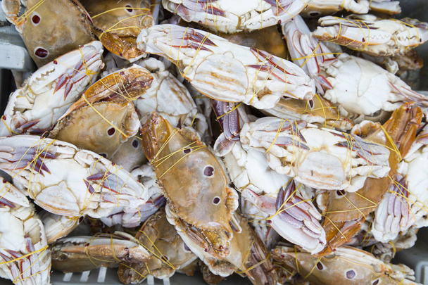 crabes frais sur le marché - Photo, image