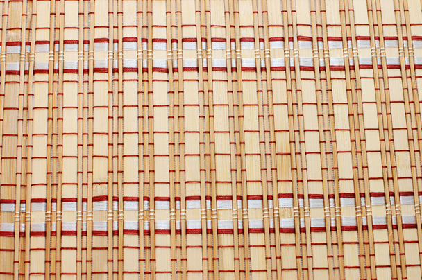 Closeup of bamboo mat background - Fotó, kép