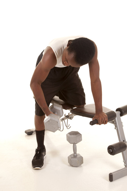 bench weights lifting - Фото, зображення