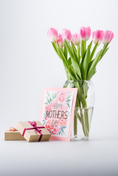 tulips, postcard and gifts - Photo, Image