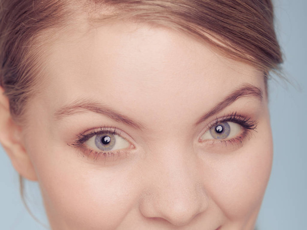 Woman eyes closeup with make up. - Fotoğraf, Görsel