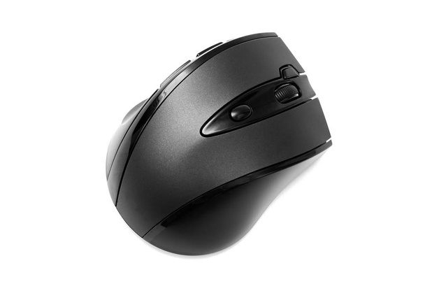 ordinateur noir souris sans fil
 - Photo, image