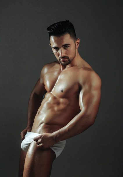 Handsome man or muscular macho - Valokuva, kuva