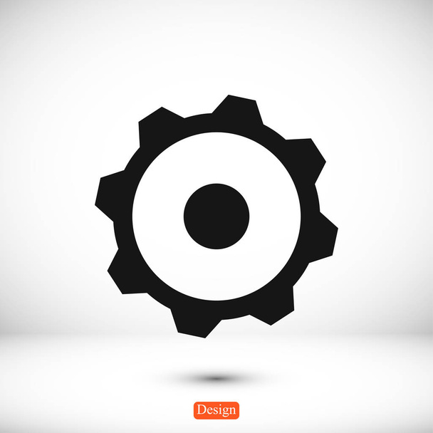 gear wheel icon - Vector, Image
