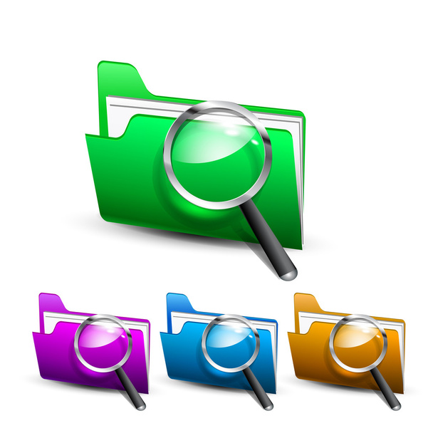 Vector search folder - Vecteur, image