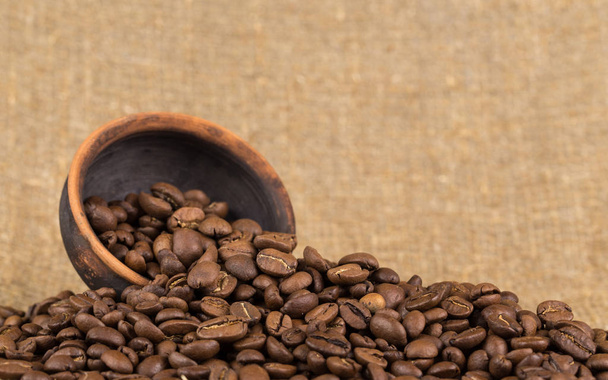 coffee beans, can be used as a background - Photo, Image