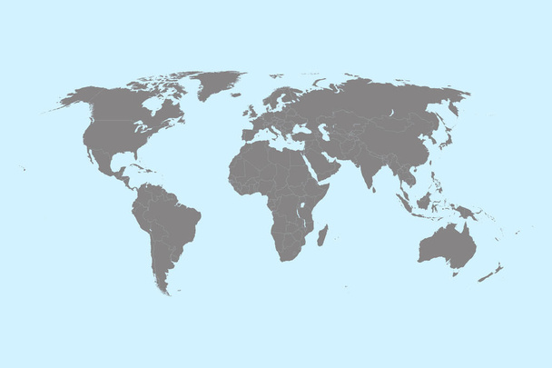 mappa grigia del mondo, paesi
 - Vettoriali, immagini