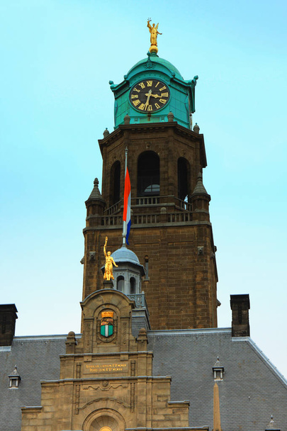 Câmara Municipal de Roterdão, a torre
 - Foto, Imagem