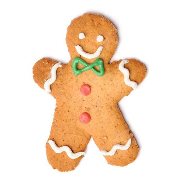 Christmas gingerbread man cookie - Photo, Image