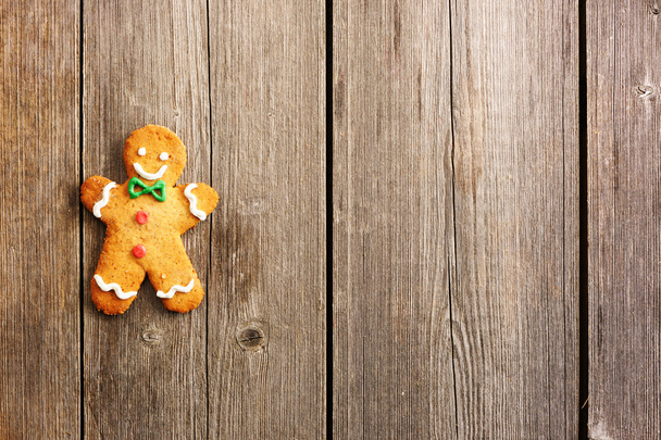 Χριστούγεννα σπιτικό μελόψωμο άνθρωπος μπισκότο - Φωτογραφία, εικόνα