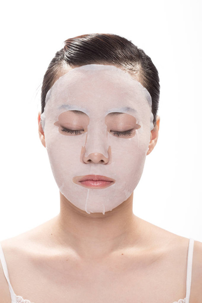 facial makeup of asian beautiful woman - Foto, imagen