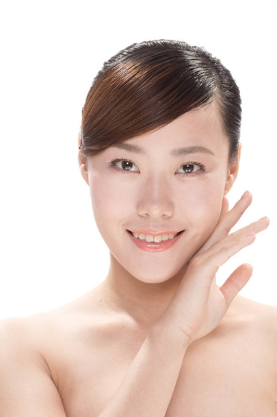 facial makeup of asian beautiful woman - Foto, Imagem