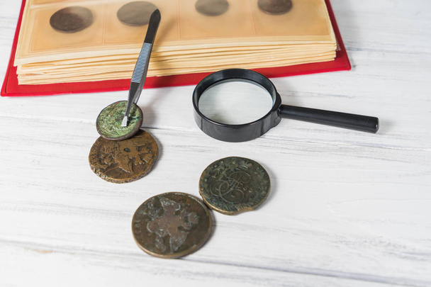 Collect coins. Numismatics. Collection. - Photo, Image