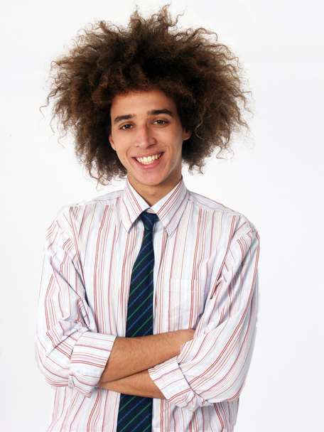 Particular style business young man portrait. - Фото, изображение