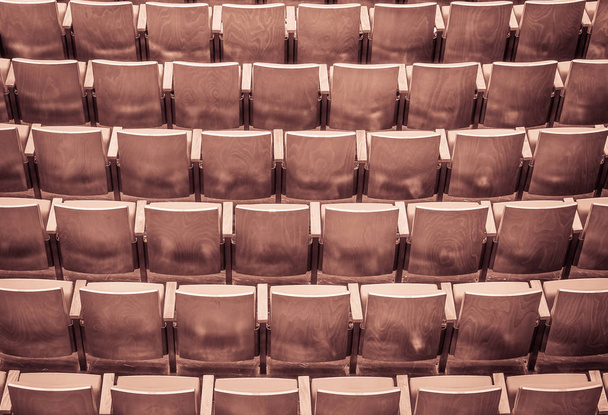 Empty rows of armchairs in hall - Zdjęcie, obraz
