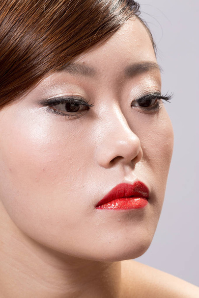 facial makeup of asian beautiful woman - Zdjęcie, obraz