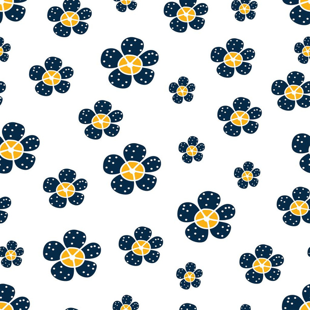 bloemen naadloze patroon - Vector, afbeelding